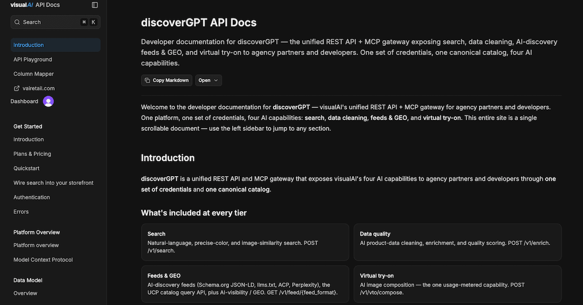 API documentation