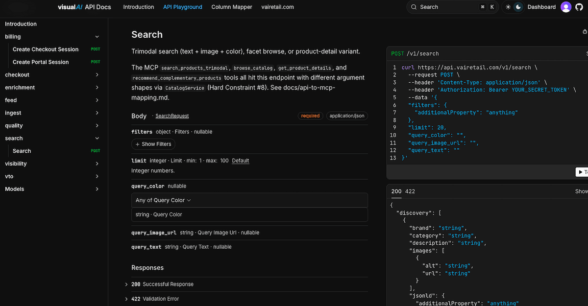 API playground