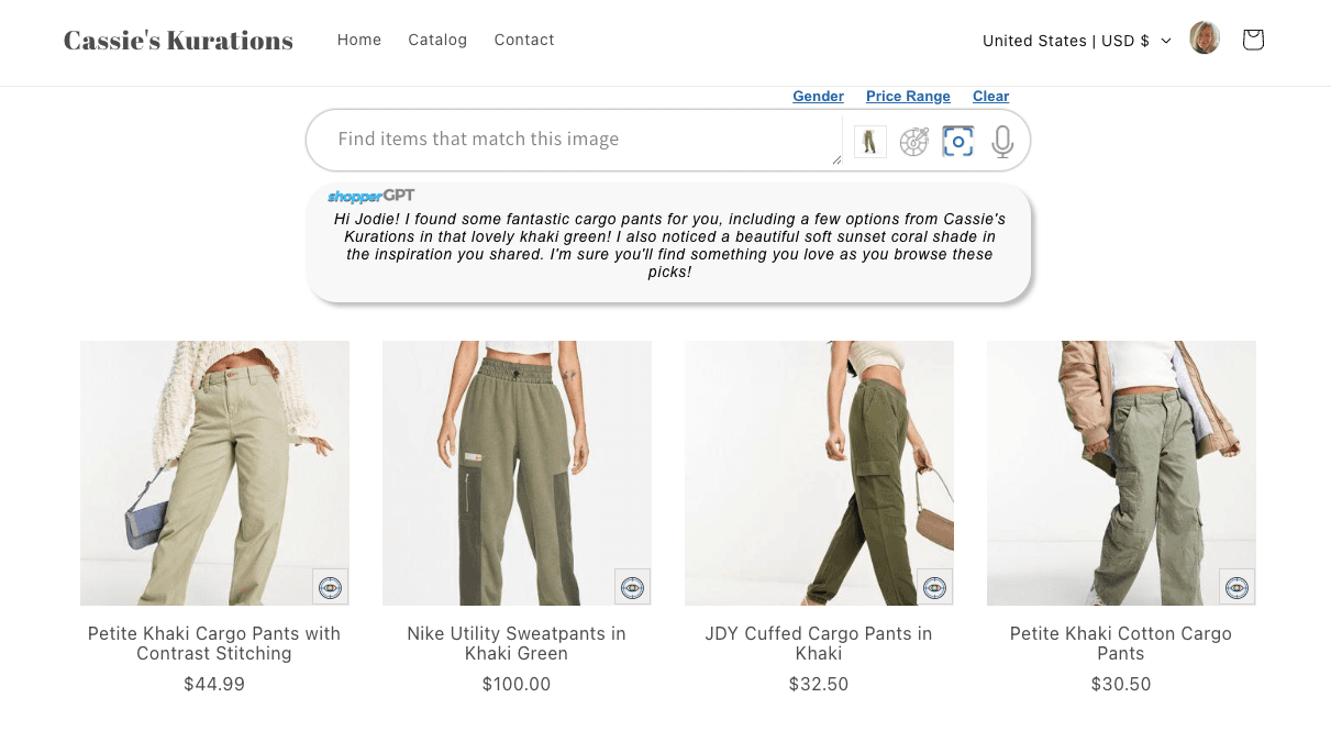 Visual similarity search
